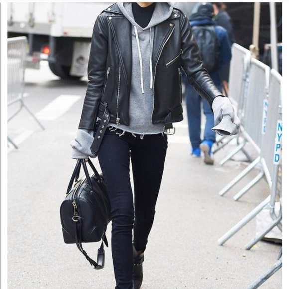 Kendall Kylie Faux Leather Jacket 
